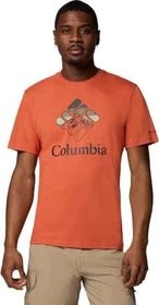Columbia Rapid Ridge mit Print T-Shirt kurzarm tuscan/heavenly stacked gem (Herren)