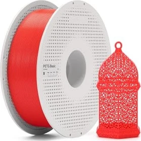 Bambu Lab PETG Basic, rot, Spule, 1.75mm, 1.00kg