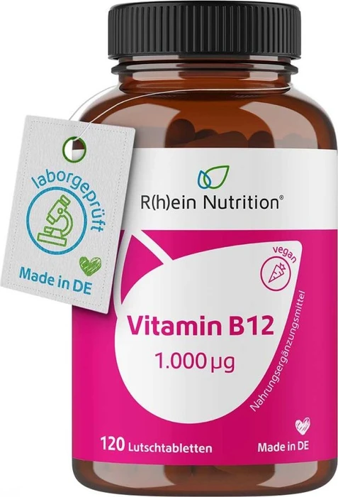 R(h)ein Nutrition Vitamin B12 1.000µg Lutschtabletten, 120 Stück