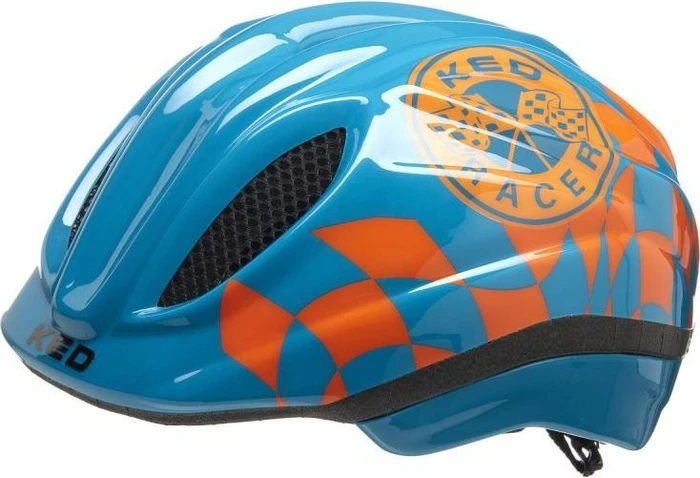 KED Meggy II Trend Kinderhelm racer petrol orange