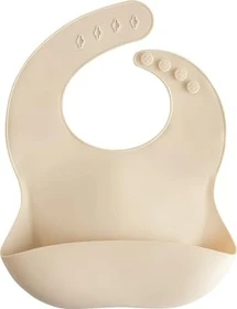 Mushie Silikon Lätzchen shifting sand