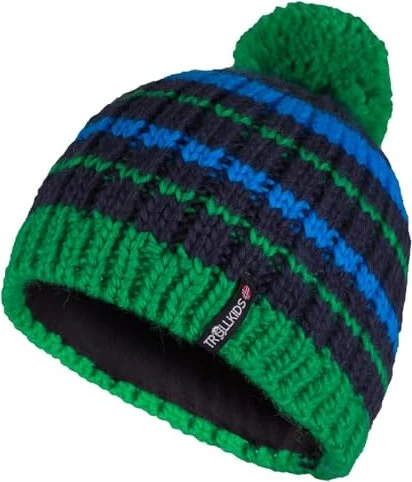 Trollkids Hafjell Bobble Mütze navy (Junior)