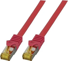 EFB Elektronik Patchkabel, Cat7/Cat6a, S/FTP, RJ-45/RJ-45, 25m, rot