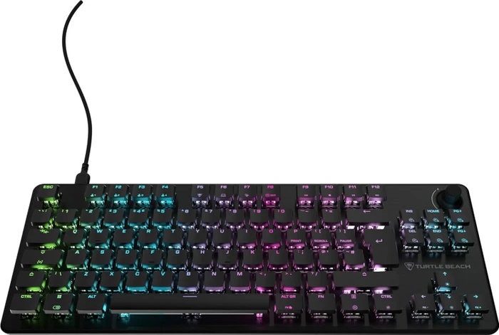 Turtle Beach Vulcan II TKL, schwarz, LEDs RGB, TITAN Mechanical Linear, USB, UK