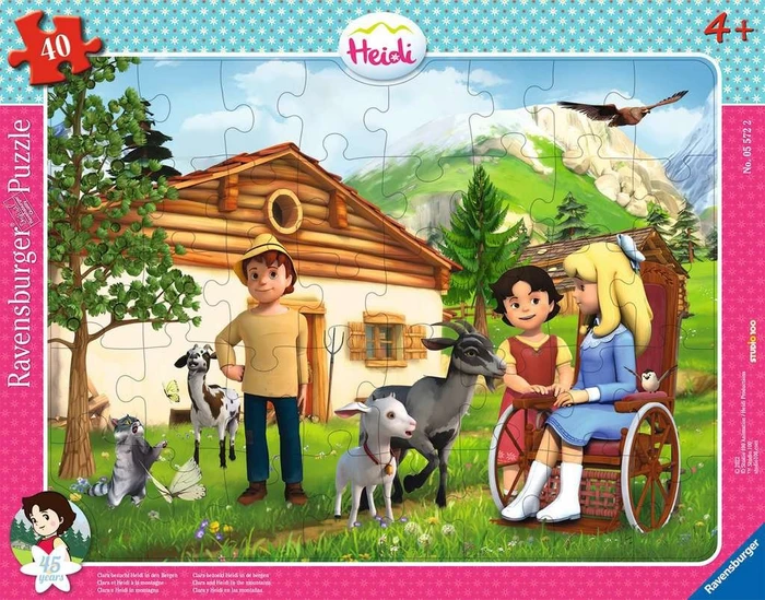 Ravensburger Puzzle Clara besucht Heidi in den Bergen