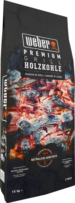 Weber Premium Holzkohle, 10kg