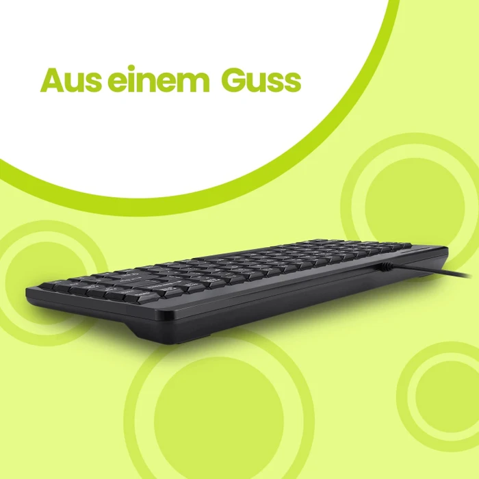 Perixx Periboard-409P, schwarz, PS/2, DE