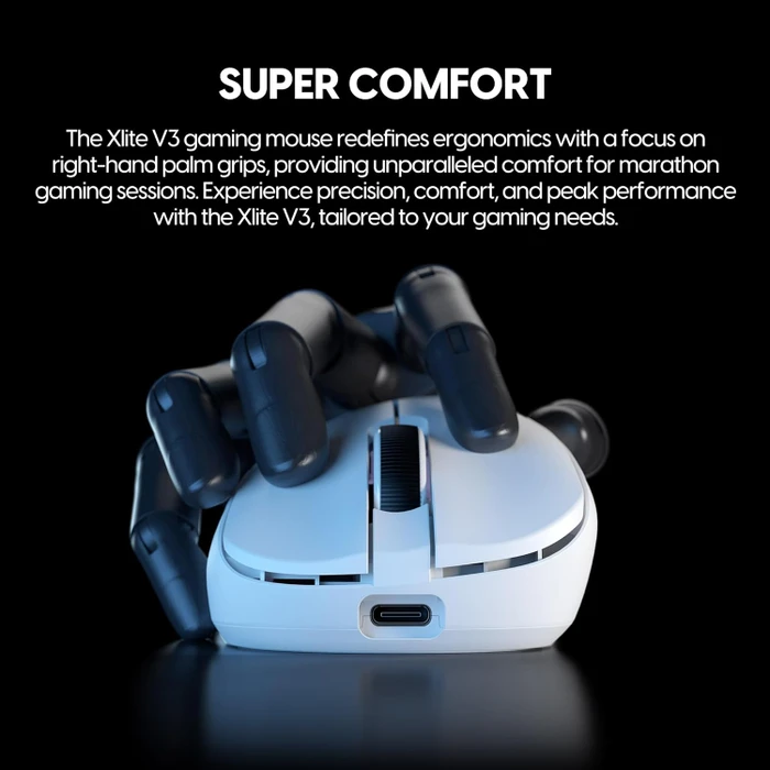 Pulsar Gaming Gears Xlite v3 Mini Wireless weiß, USB