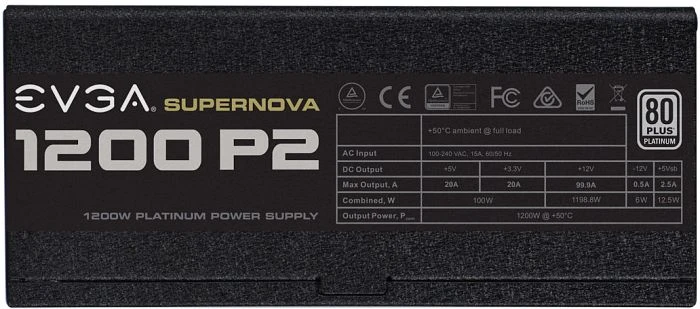 EVGA SuperNOVA P2 1200 1200W, ATX 2.3