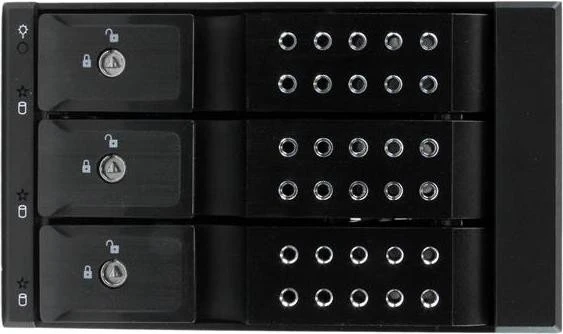 StarTech HSB3SATSASBA, 2x 5.25" Wechselrahmen auf 3x 3.5" SATA