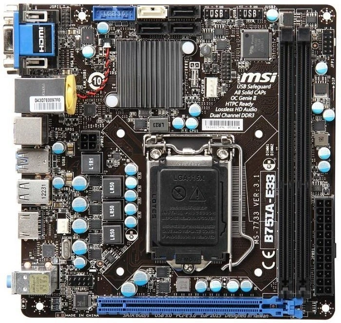 MSI B75IA-E33 (Intel 1155)