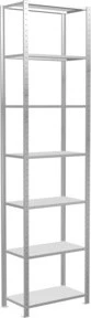 Schulte Lagertechnik Multiplus 150 Schwerlastregal 75x300x40cm lichtgrau