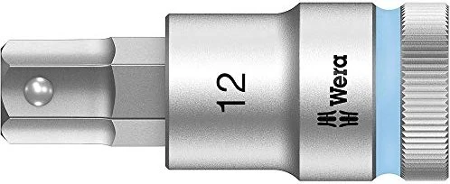 Wera 8740 C HF Zyklop Innensechskant Steckschlüssel 1/2", 12x60mm
