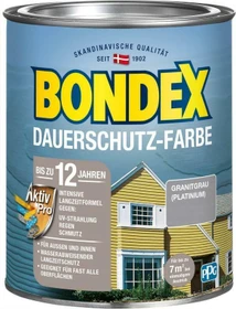 Bondex Dauerschutz-Farbe granitgrau, 750ml