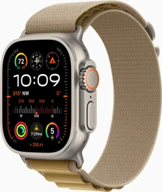 Apple Watch Ultra 2 Natur mit Alpine Loop Medium Mandel
