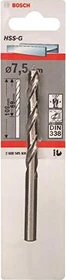 Bosch Professional HSS-G Spiralbohrer, 7.5x69x109mm, 1 Stück
