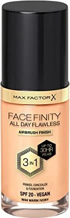 Max Factor Facefinity All Day Flawless Foundation W44 warm ivory LSF20, 30ml