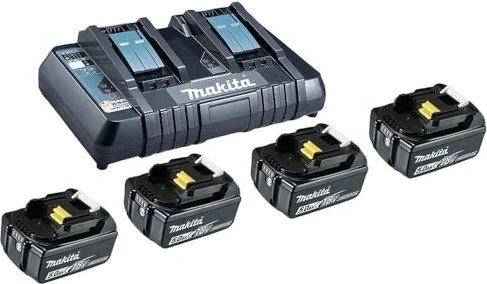 Makita Powersource-Kit Starterset 18V, 5.0Ah, Li-Ionen, 4 Akkus [20.0Ah] [360Wh]