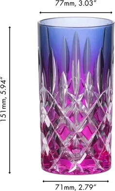 Riedel Laudon Highball Trinkglas violett/pink