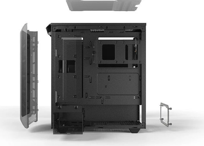 be quiet! Pure Base 500, schwarz, schallgedämmt