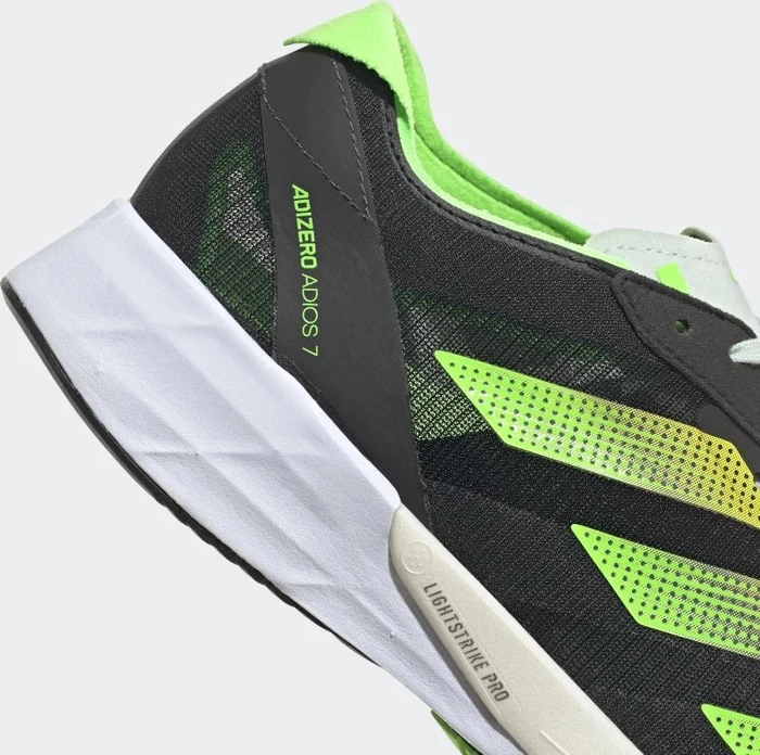 adidas Adizero Adios 7 core black/beam yellow/solar green (Damen)