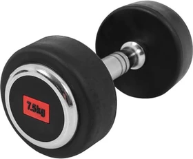 Gorilla Sports Profi Gummi Kurzhantel 15kg