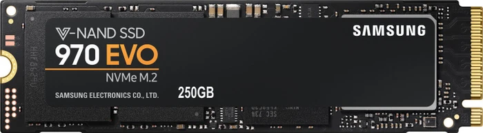 Samsung SSD 970 EVO 250GB, M.2 2280 / M-Key / PCIe 3.0 x4