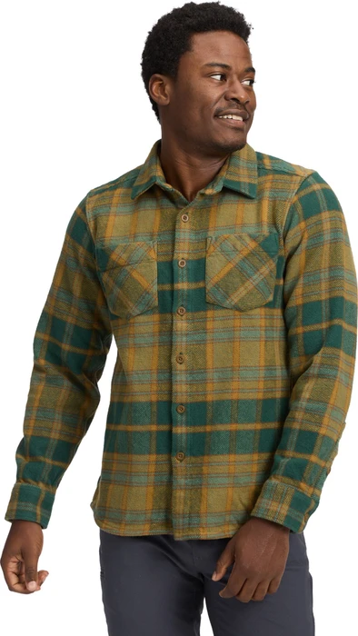 Black Diamond Project Heavy Flannel Hemd langarm deep woods/laurel green/flax (Herren)