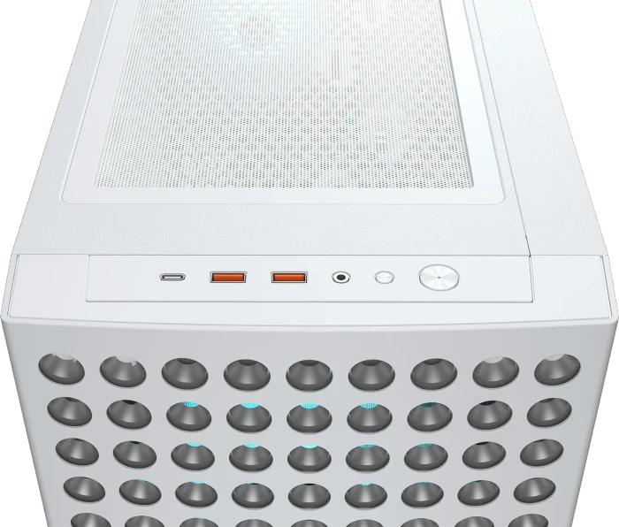 Cougar Airface ECO RGB, weiß, Glasfenster