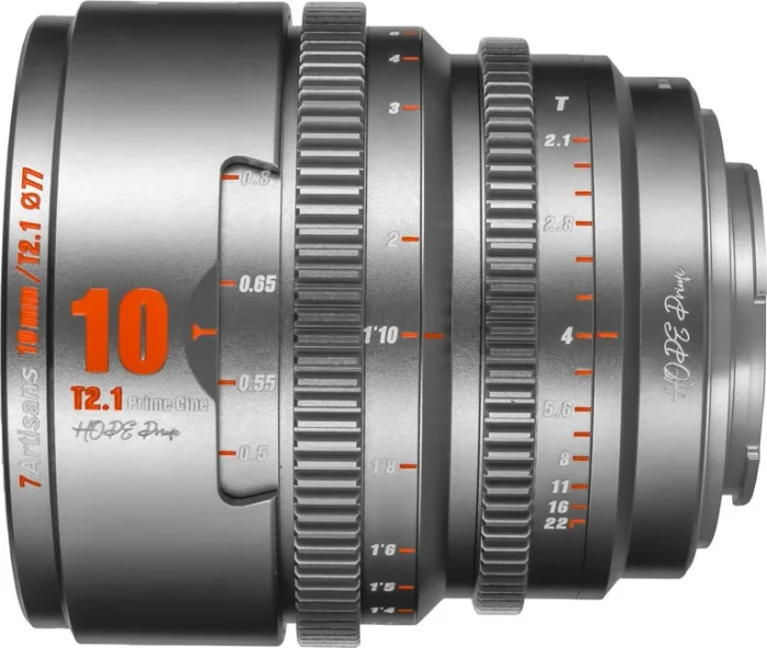 7artisans Hope 10mm T2.1 S35 Cine für Sony E titan