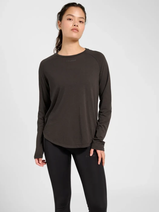 hummel MT Vanja Funktionsshirt langarm after dark (Damen)