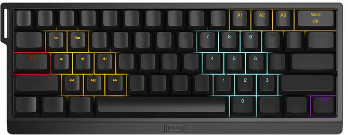 Wooting 60HE+ Gaming Tastatur, LEDs RGB, Gateron Lekker Linear60, USB, US