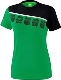 Erima 5-C Funktionsshirt kurzarm smaragd/schwarz/weiß (Damen)
