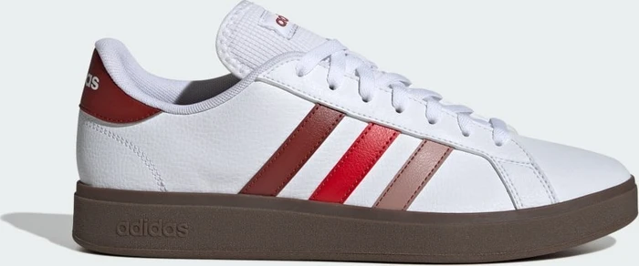 adidas Grand Court TD Lifestyle Court Casual cloud white/preloved ruby/better scarlet (Herren)