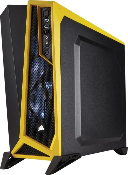Corsair Carbide Series SPEC-ALPHA gelb/schwarz, Acrylfenster