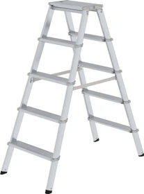 Günzburger Steigtechnik Alu 2-tlg. Stehleiter, 2x 5 Stufen