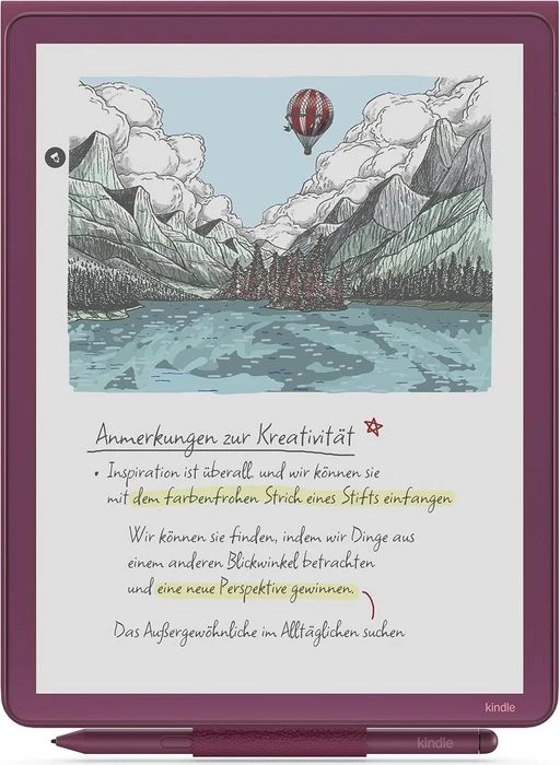 Amazon Folio Schutzhülle für Kindle Scribe, PU, feige