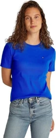 Tommy Hilfiger Roundneck Slim Fit T-Shirt kurzarm noble blue (Damen)