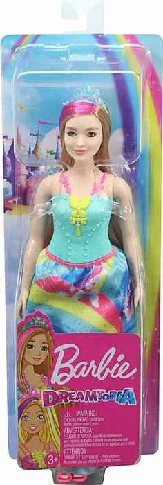 Mattel Barbie - Dreamtopia Prinzessin blond, pinkes Haar Curvy