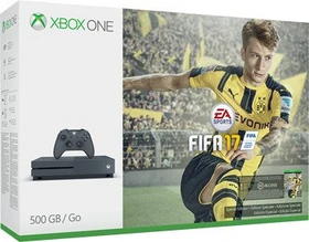 Microsoft Xbox One S - 500GB FIFA 17 Bundle grau