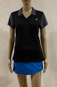 Babolat Play Tennis Poloshirt kurzarm schwarz (Damen)