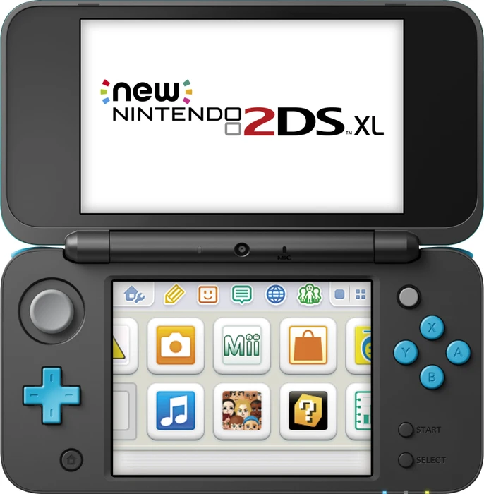 Nintendo New 2DS XL schwarz/türkis