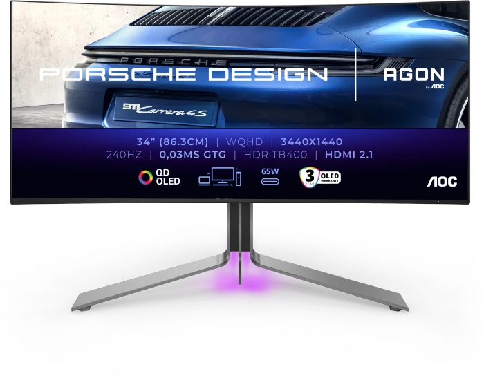 AOC Porsche Design Agon PD34, 34"