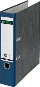 Leitz Qualitäts Ordner 2-Ring 180° Klimaneutral, 80mm, A4, schwarz/blau, 10er-Pack