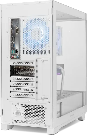 Nox Xtreme Hummer Ether White, Glasfenster