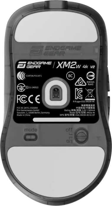 Endgame Gear XM2w 4k v2 Wireless Gaming Mouse Dark Frost, USB