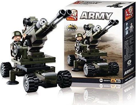 Sluban Army 8 into 1 Artillerie