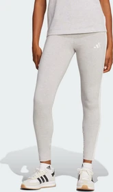 adidas Essentials 3-Streifen Cotton Leggings Hose lang light grey heather/white (Damen)