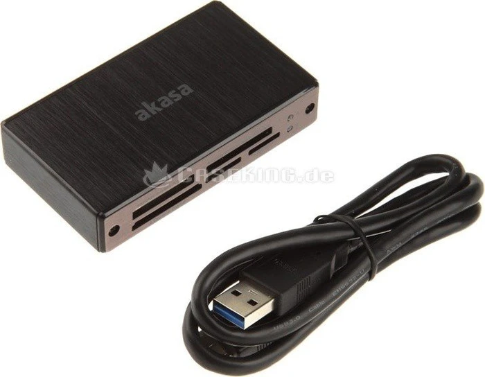 Akasa Multi-Slot-Cardreader, USB 3.0 Micro-B [Buchse]