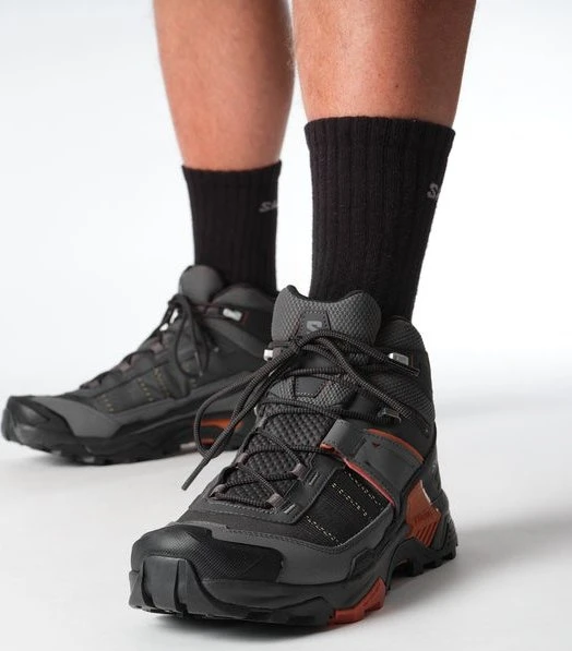 Salomon X Ultra 5 Mid GTX asphalt/castlerock/burnt ochre (Herren)